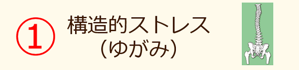 ①構造的ストレス